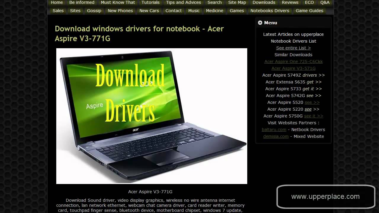 Acer Aspire 6930 Touchpad Driver Windows 7